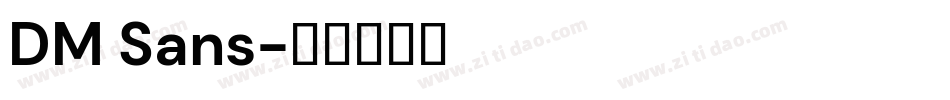 DM Sans字体转换